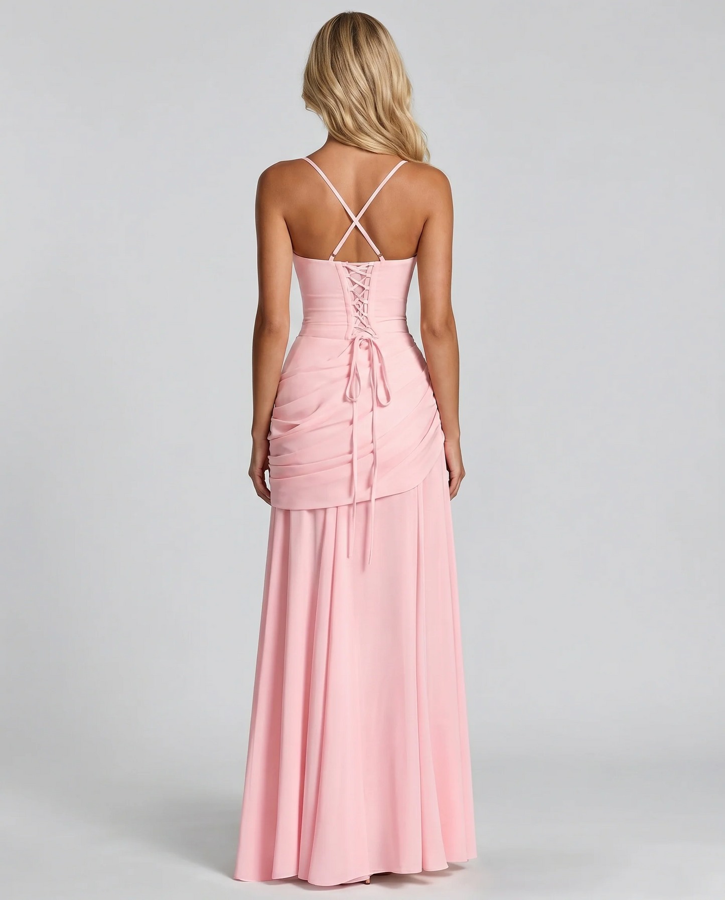 Amelia Ruched Maxi Dress