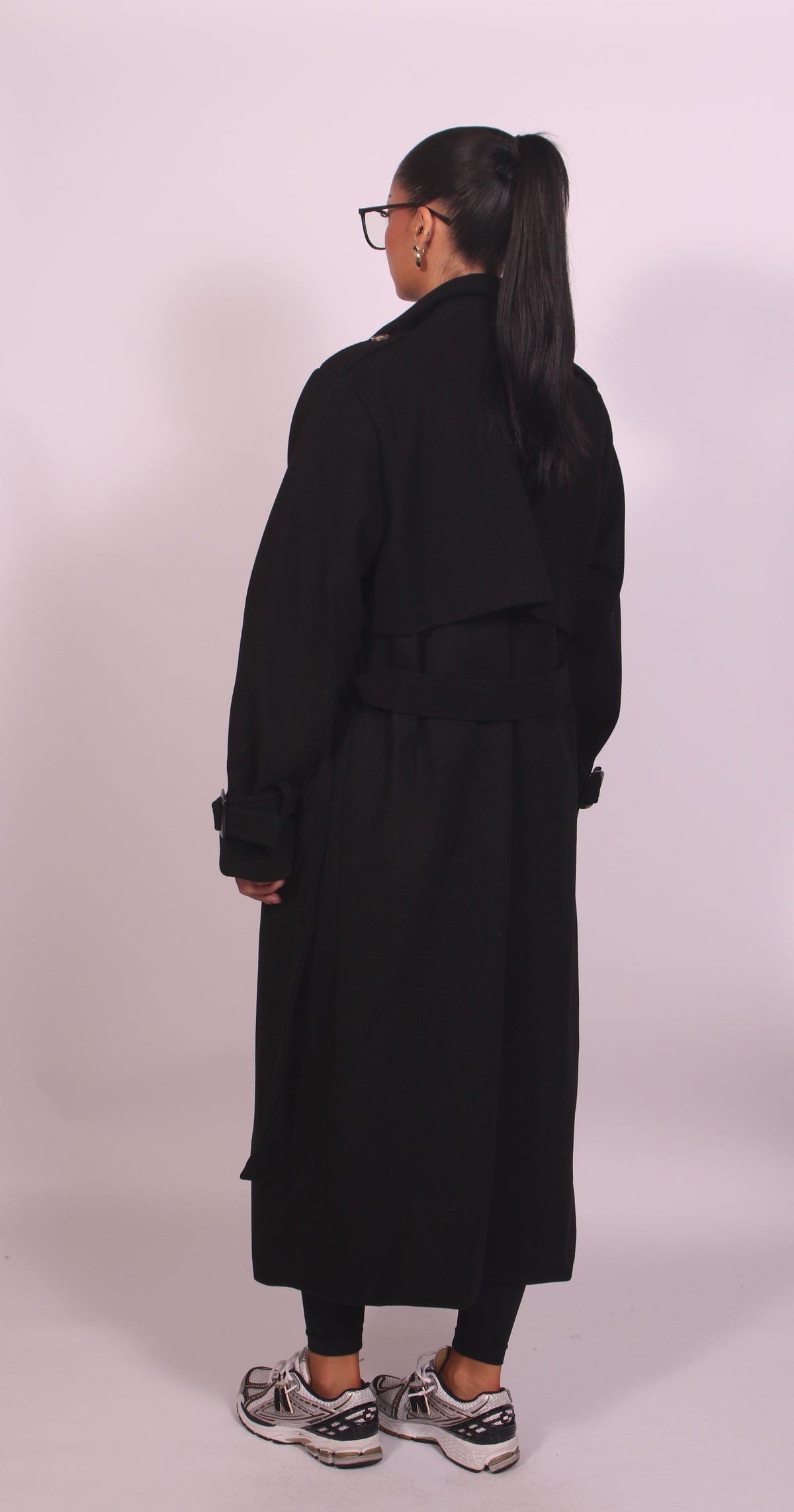 Aurelia | Oversized Belted Longline Trench Coat