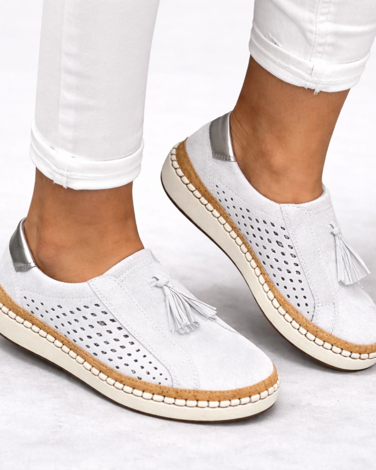 Elsie | Orthopedic Suede Tassel Slip-On Comfort Shoes