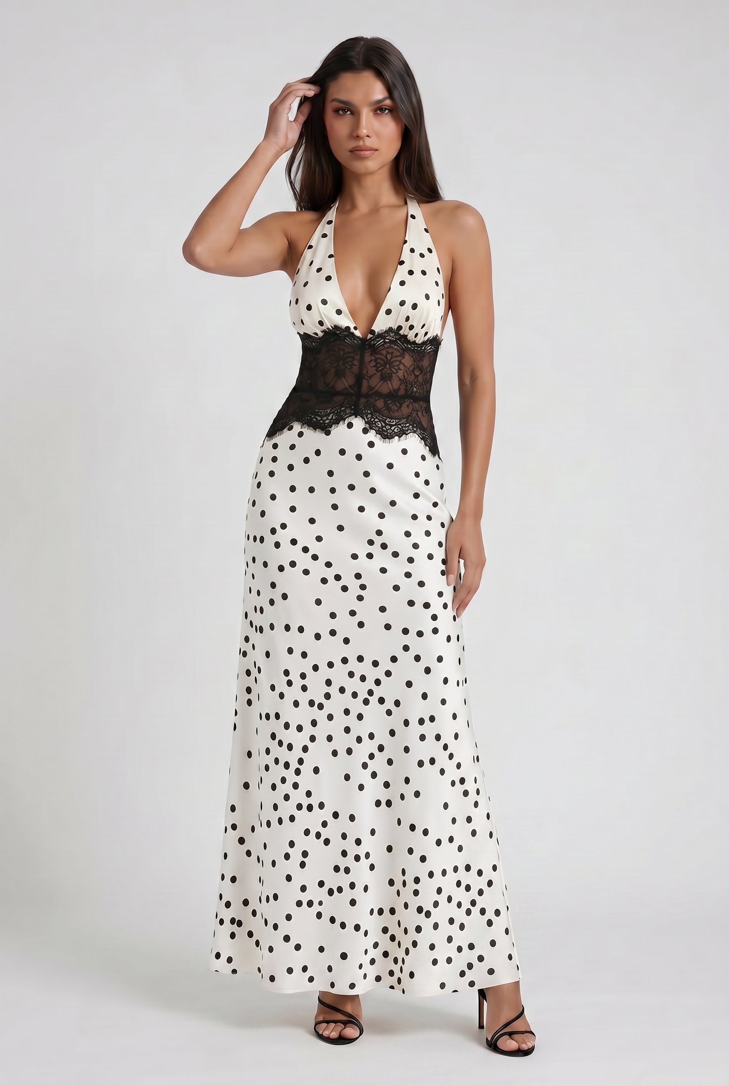 Lara Halter Neck Maxi Dress
