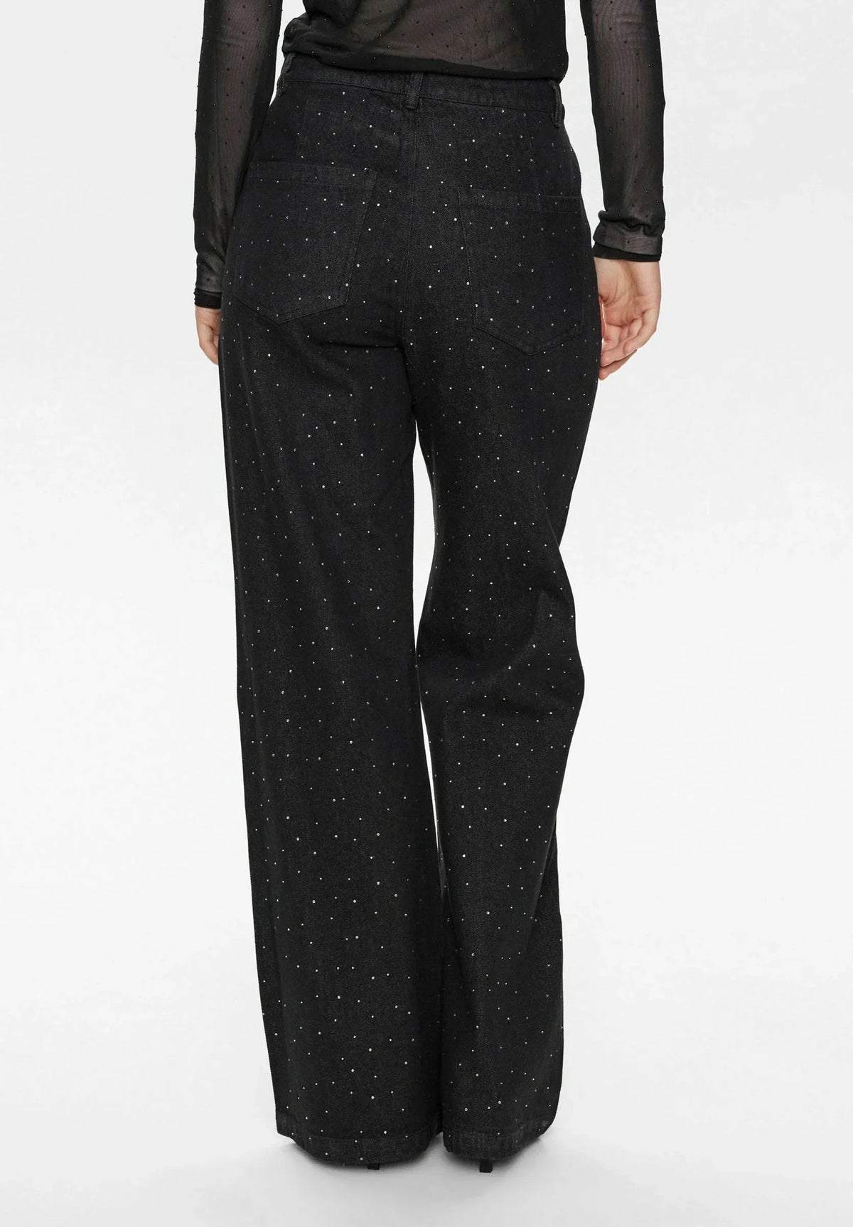 Nadia | Glitter Wide Leg Jeans