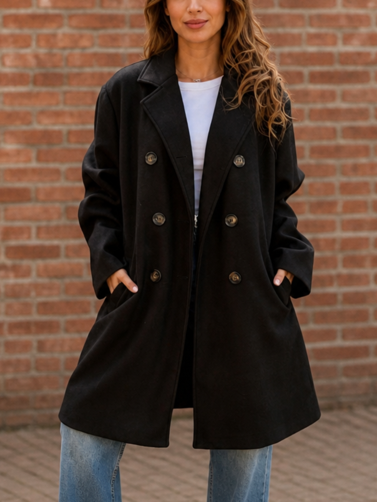 Lily | Double Breasted Structured Coat