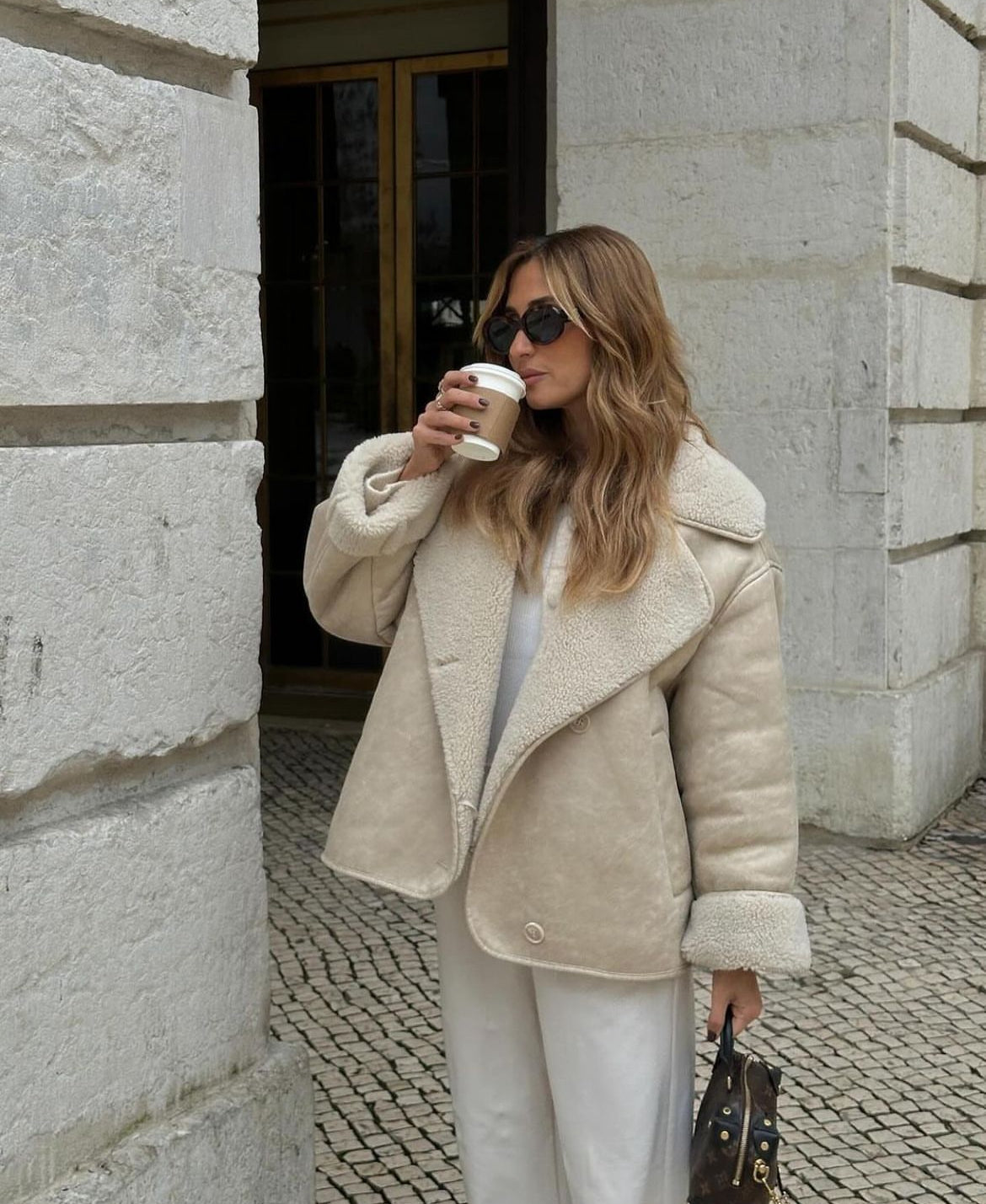 Victoria | Shearling Lined Vintage Jacket