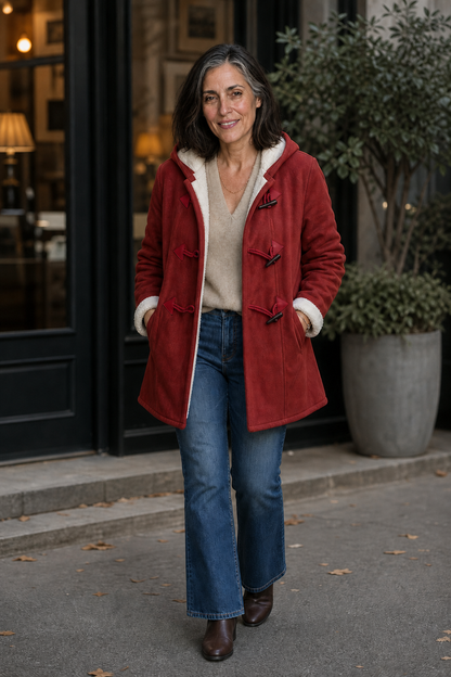 Aurelia | Sherpa Lined Toggle Duffle Coat