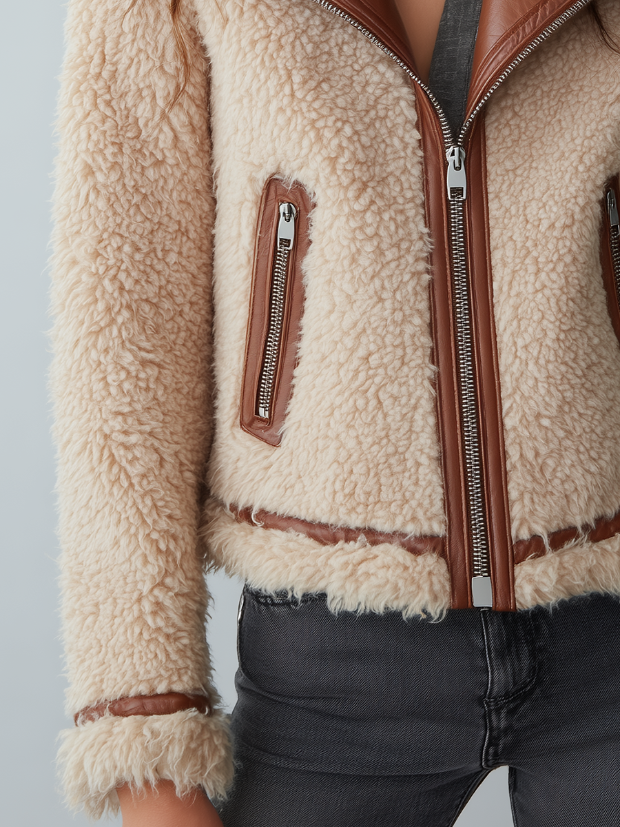 Sienna | Shearling Leather Jacket
