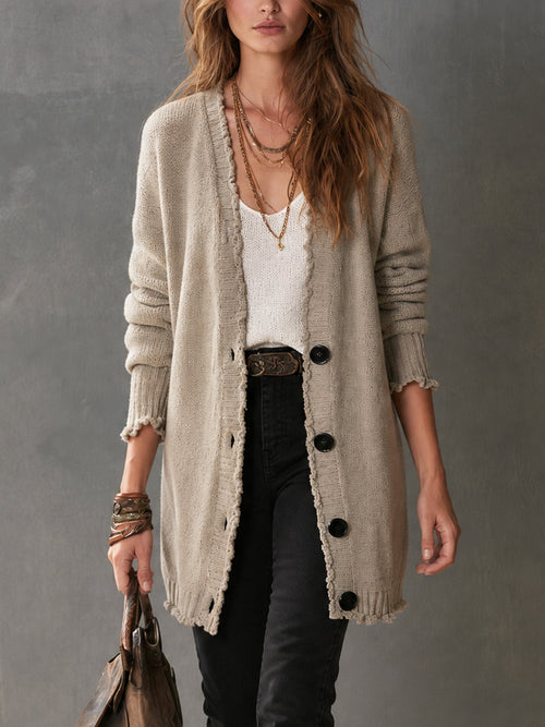 Sienna | Relaxed Longline Knit Cardigan