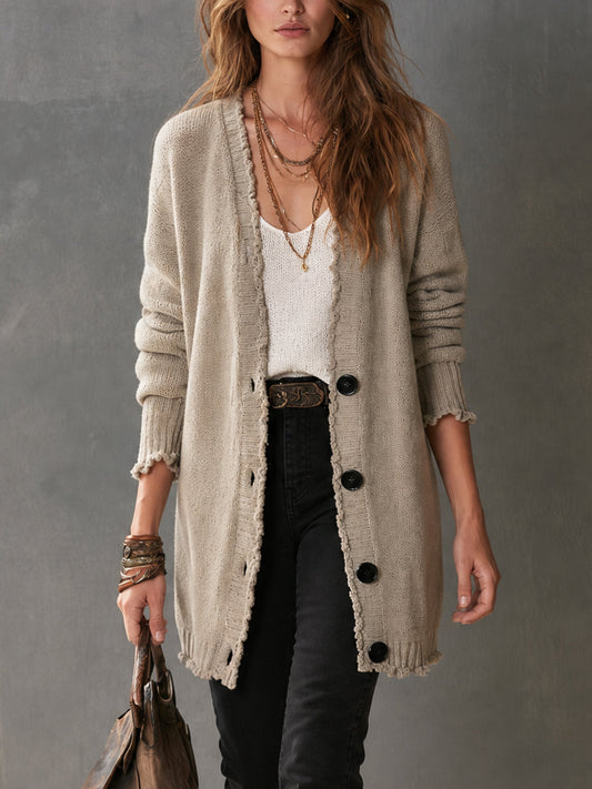 Sienna | Relaxed Longline Knit Cardigan