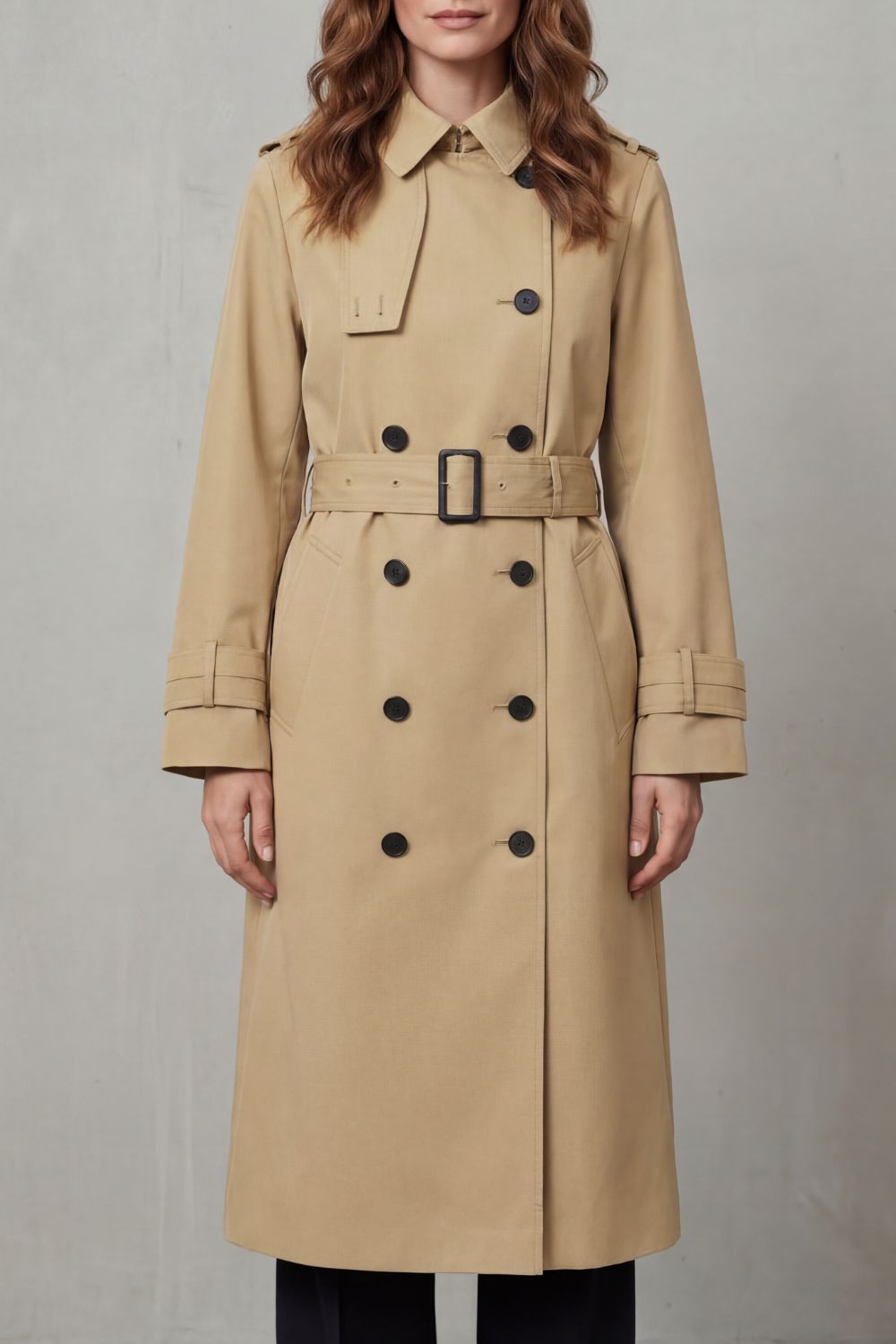 Hadley | Trench-coat croisé et ceinturé