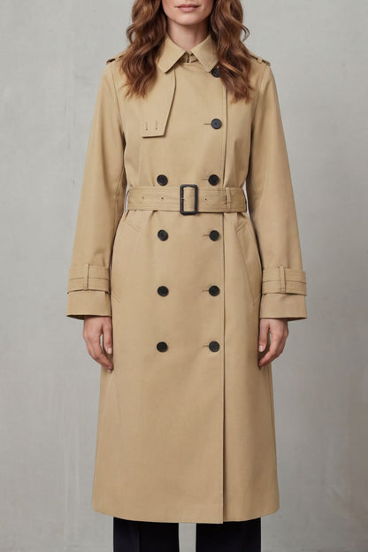 Hadley | Trench-coat croisé et ceinturé
