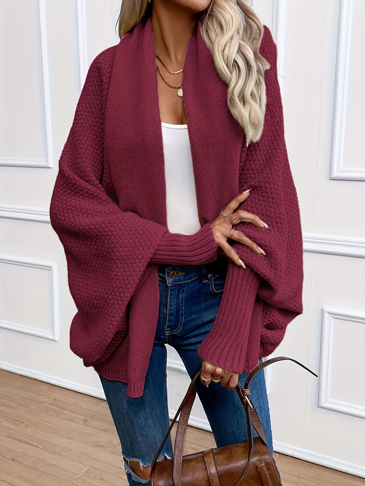 Seraphina | Waterfall Shawl Collar Cardigan