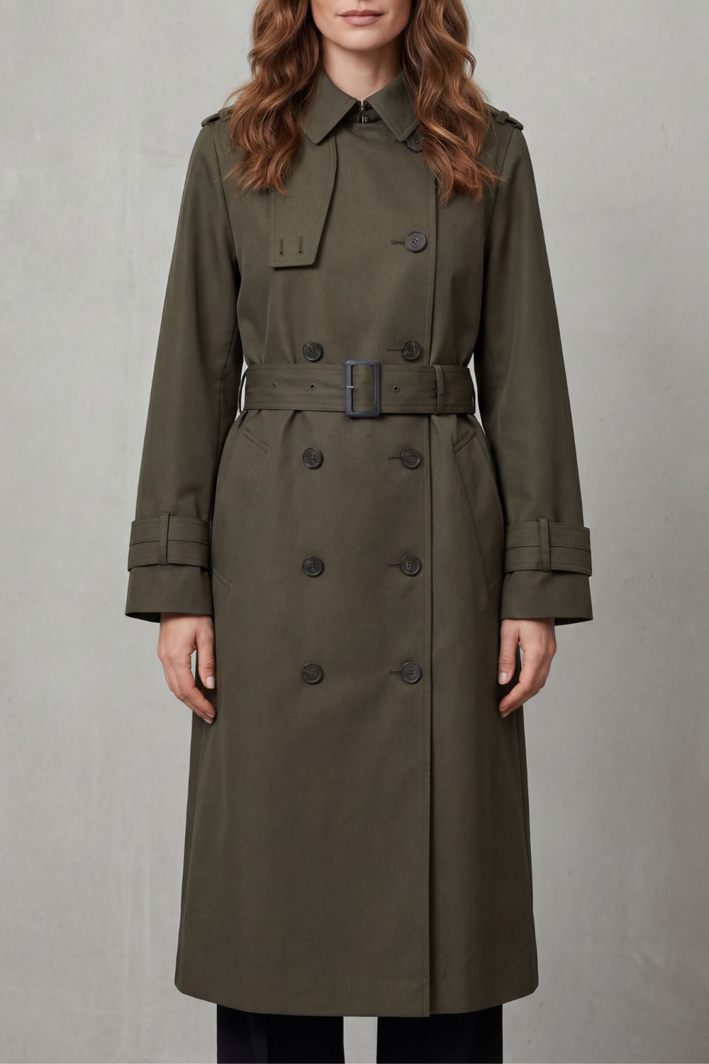 Hadley | Trench-coat croisé et ceinturé