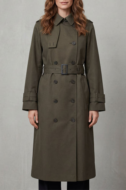 Hadley | Trench-coat croisé et ceinturé