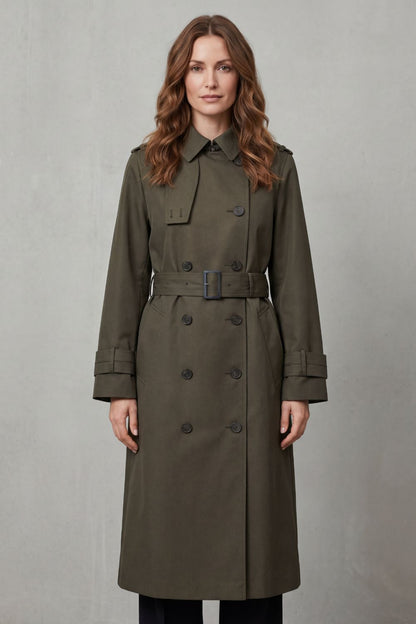 Hadley | Trench-coat croisé et ceinturé
