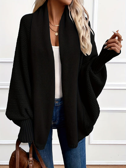 Seraphina | Waterfall Shawl Collar Cardigan
