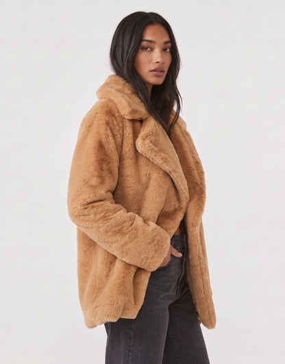 Amelia | Oversized Faux Fur Jacket