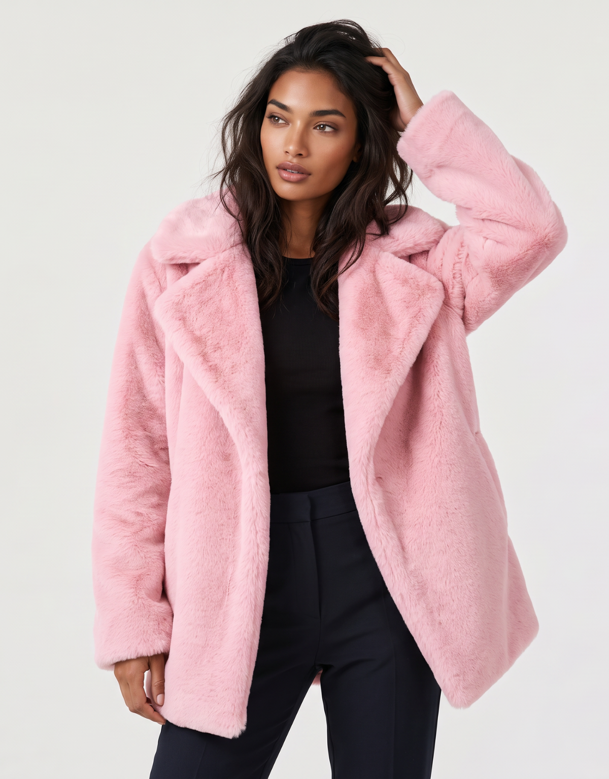 Amelia | Oversized Faux Fur Jacket