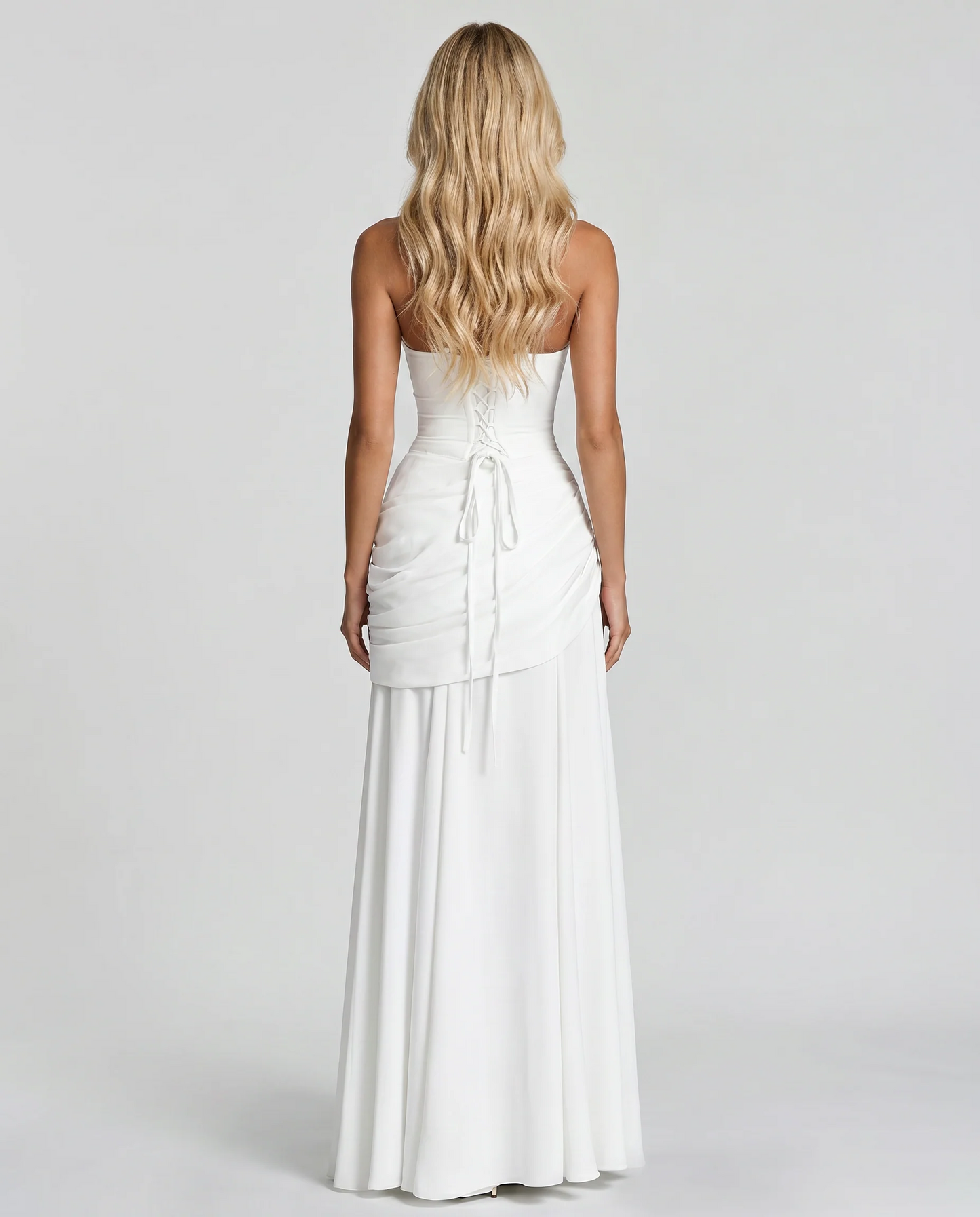 Amelia Ruched Maxi Dress