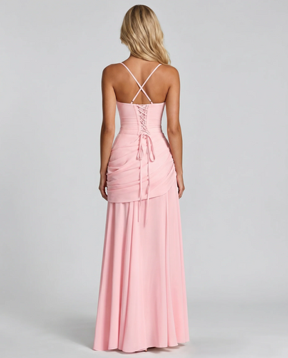 Amelia Ruched Maxi Dress