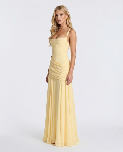Amelia Ruched Maxi Dress