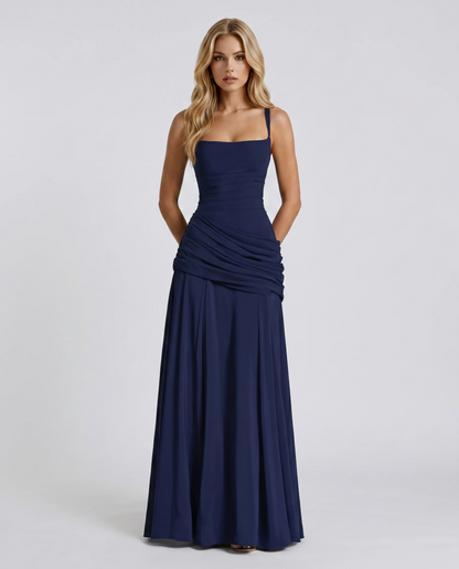 Amelia Ruched Maxi Dress