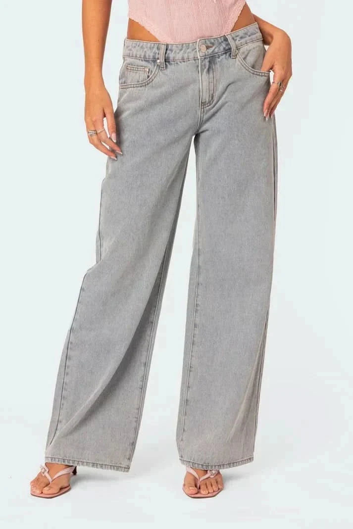 Amélie | Bow Tie Low Rise Jeans