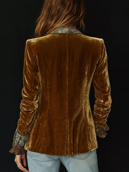 Anouk | Vintage Floral Patchwork Blazer