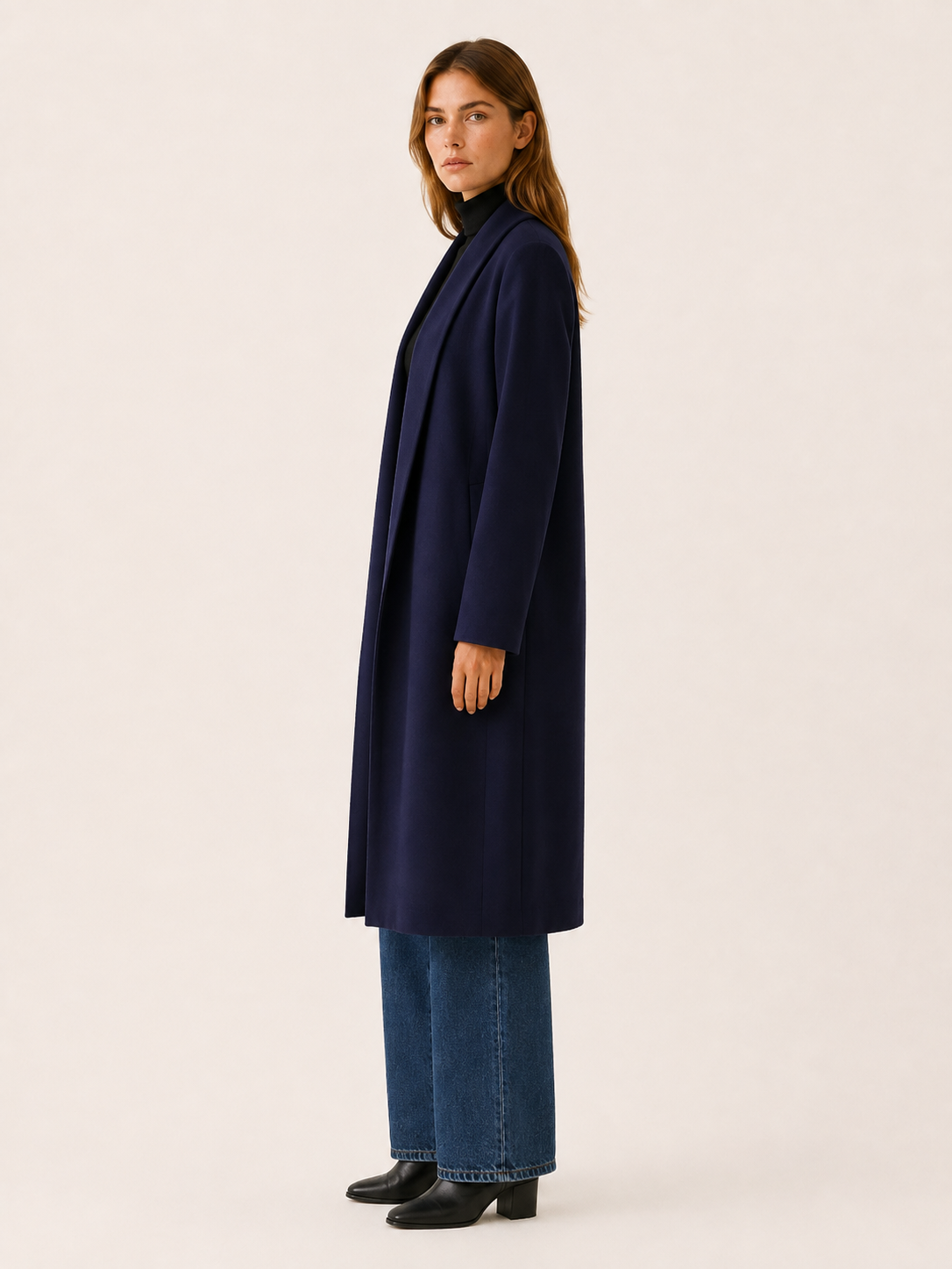 Ariana | Open Front Tailored Longline Coat