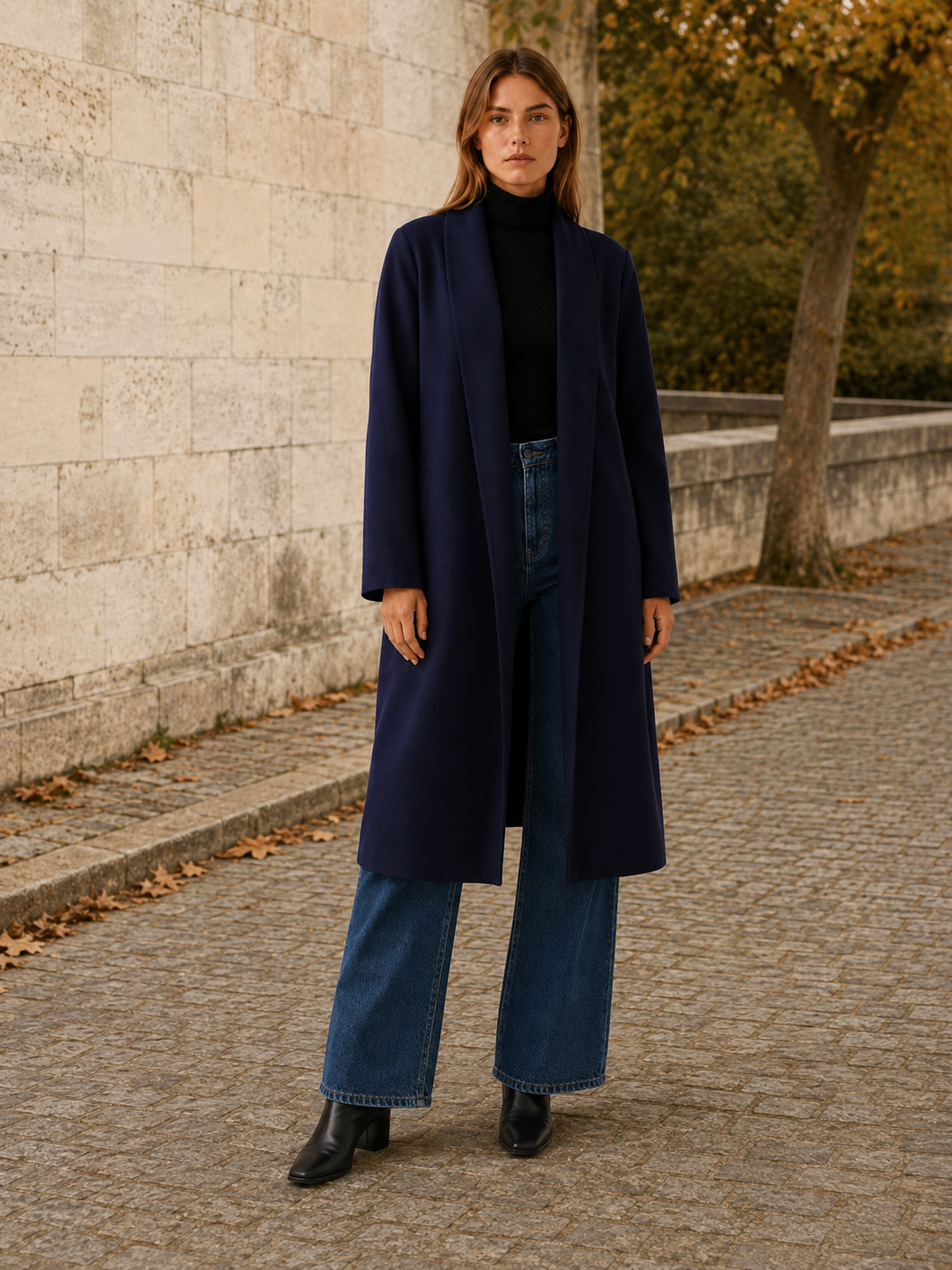 Ariana | Open Front Tailored Longline Coat