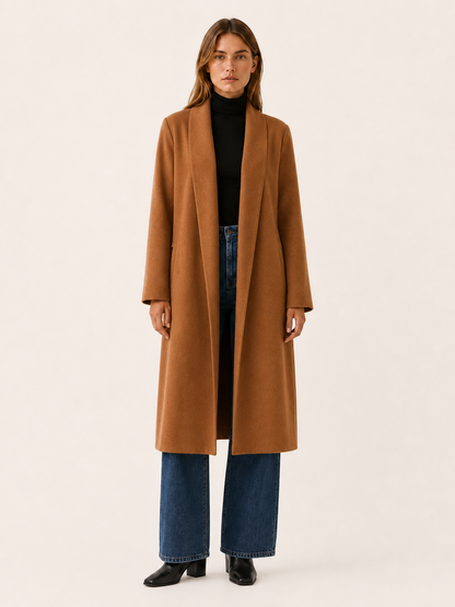 Ariana | Open Front Tailored Longline Coat