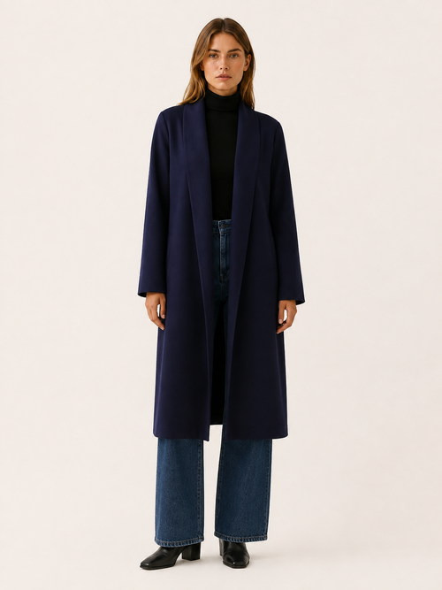 Ariana | Open Front Tailored Longline Coat