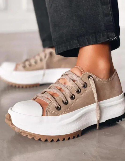 Arlette | Chunky Platform Lace Up Sneakers