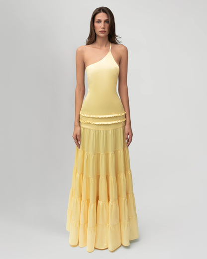 Athena Halter Neck Maxi Dress