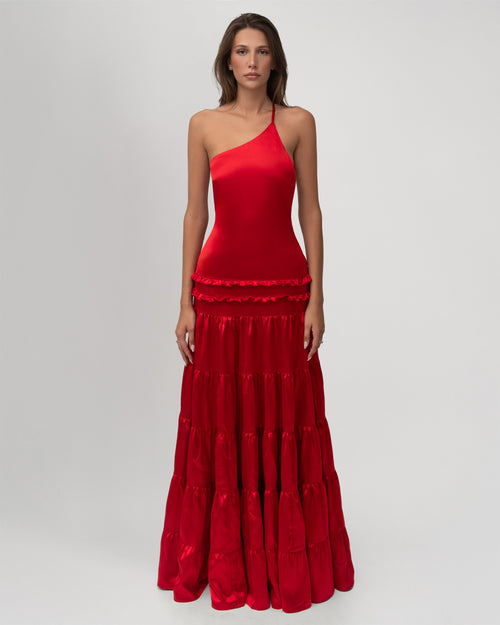 Athena Halter Neck Maxi Dress