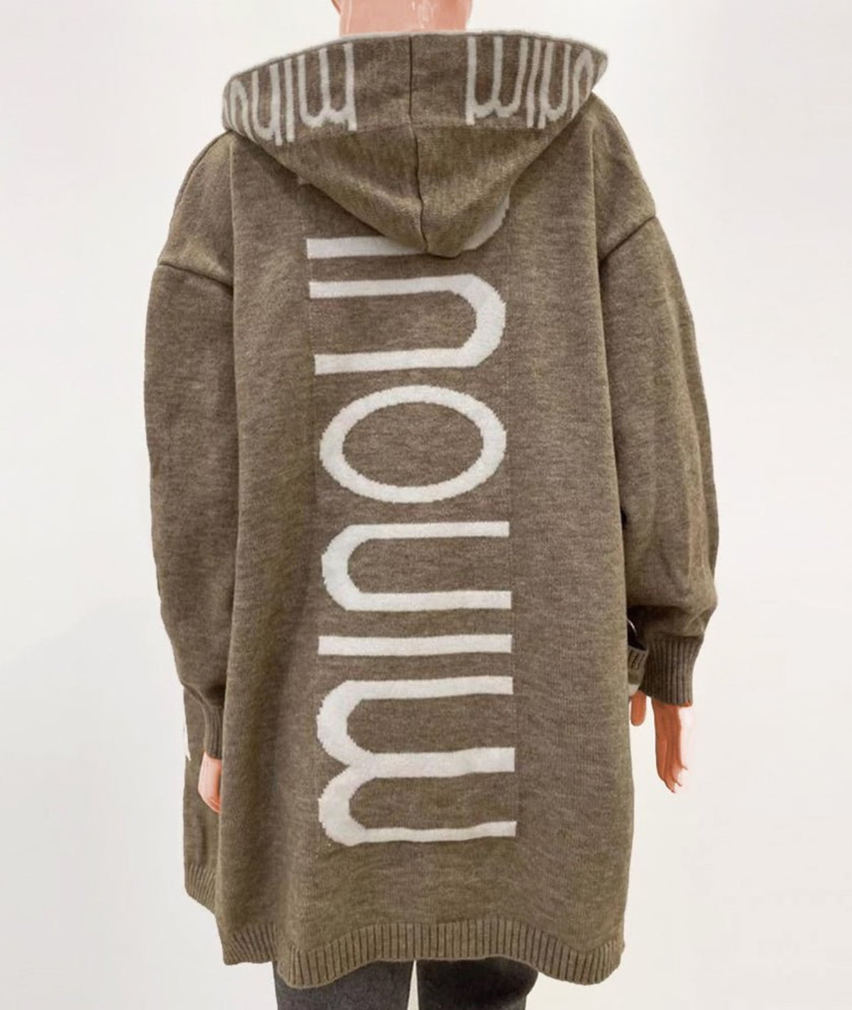 Audrey | Open Front Fleece Hooded Cardigan