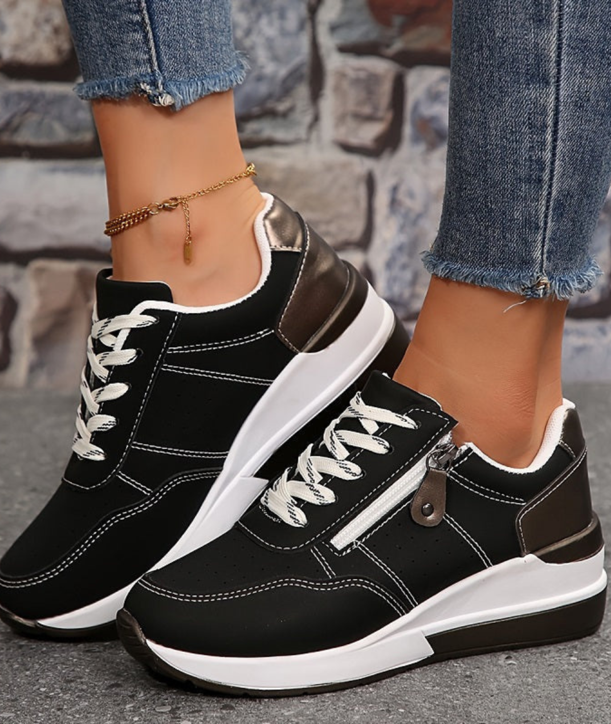 Avalance | Orthopedic Side Zip Cushioned Walking Shoes
