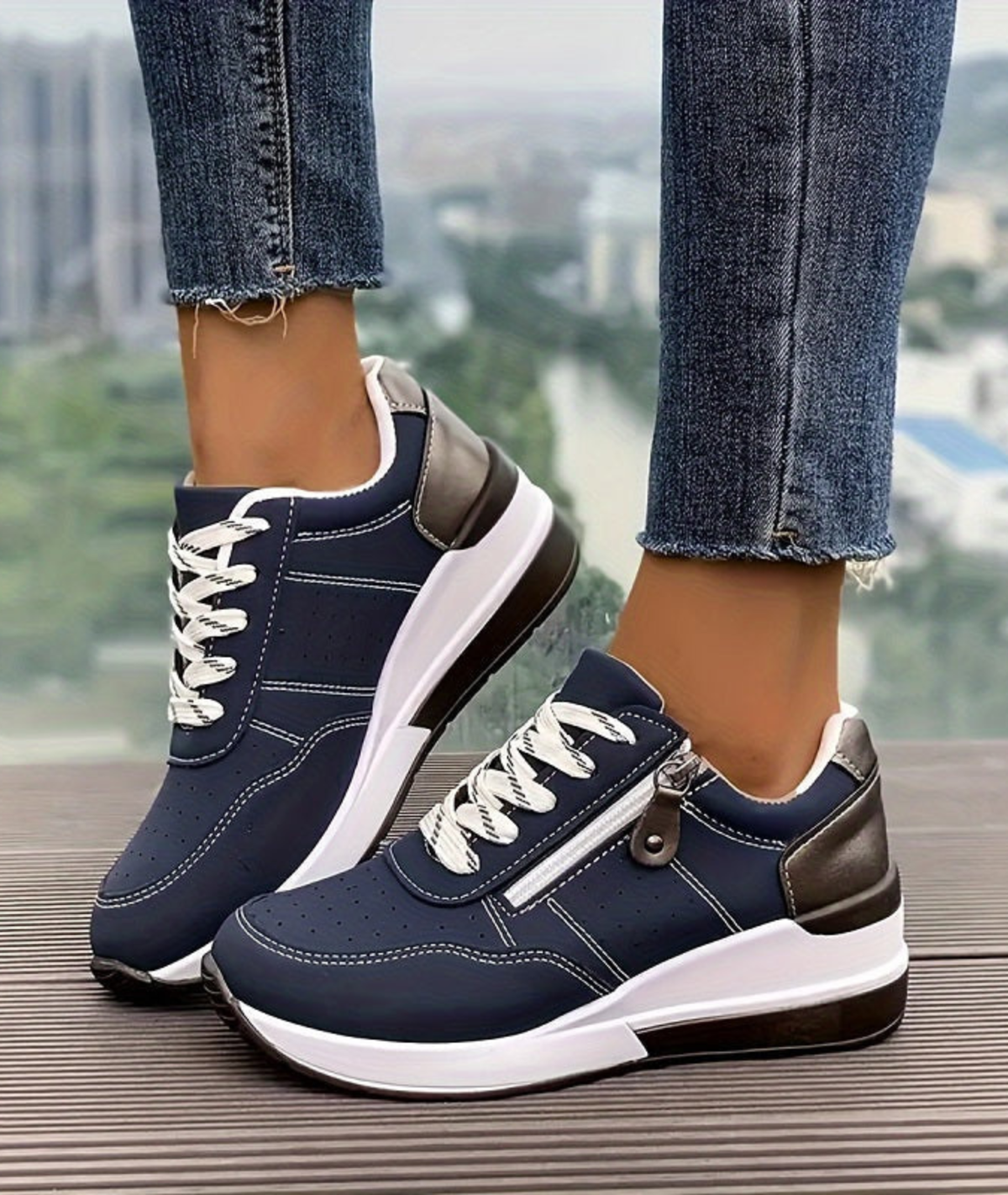 Avalance | Orthopedic Side Zip Cushioned Walking Shoes