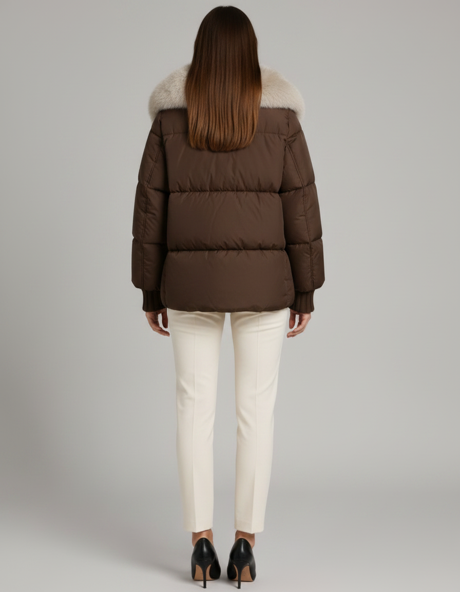 Beatrice | Faux Fur Collar Puffer Jacket