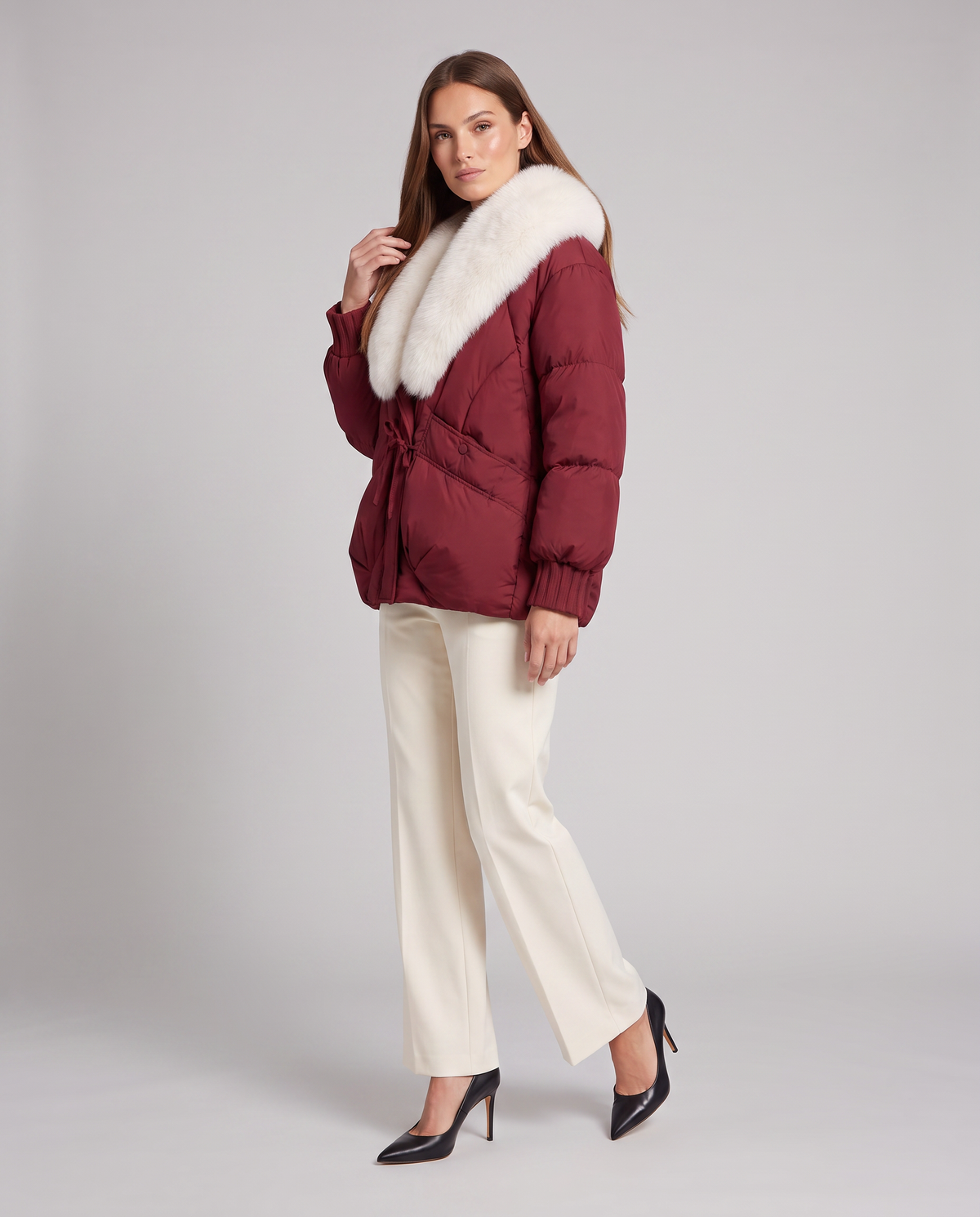 Beatrice | Faux Fur Collar Puffer Jacket