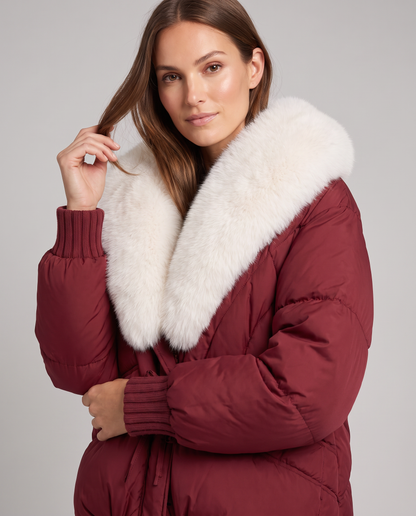 Beatrice | Faux Fur Collar Puffer Jacket
