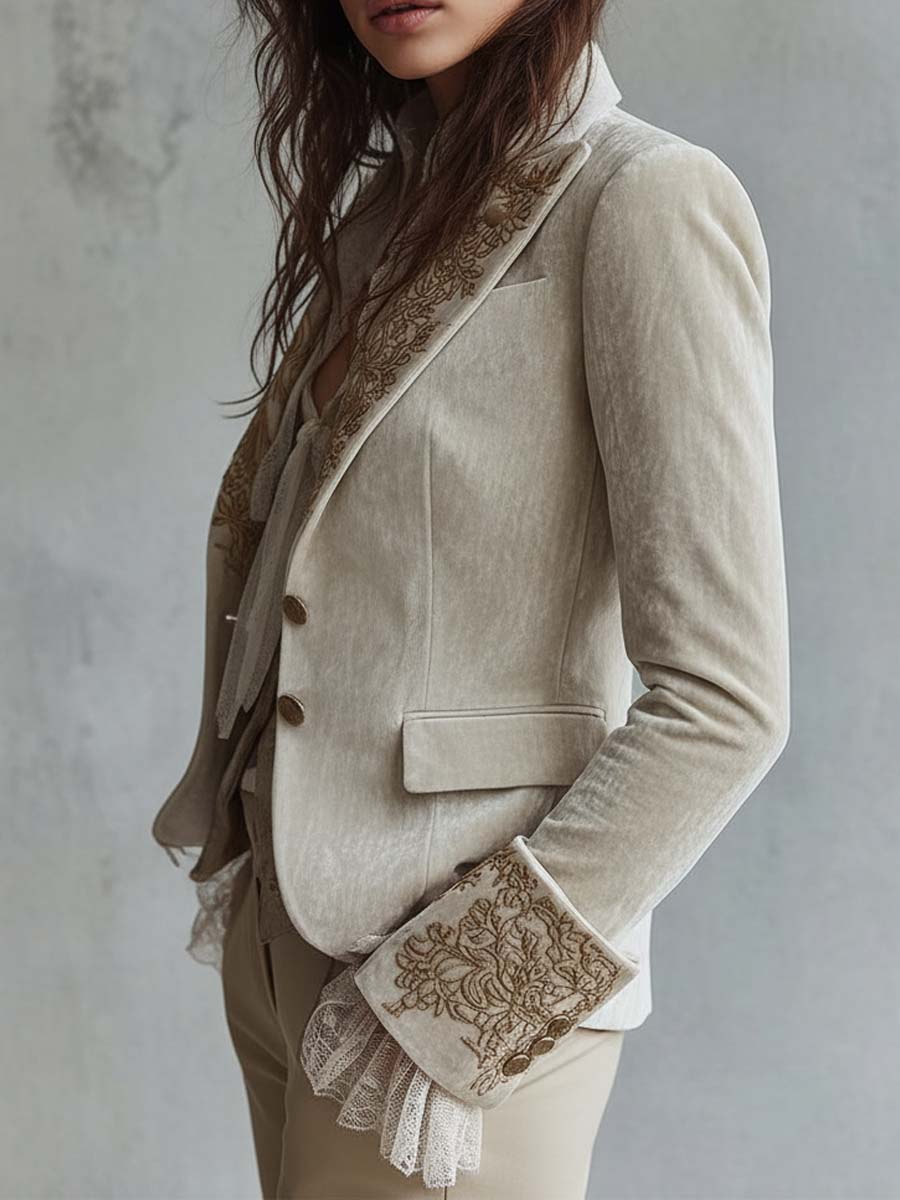 Beatrix | Embroidered Tailored Blazer