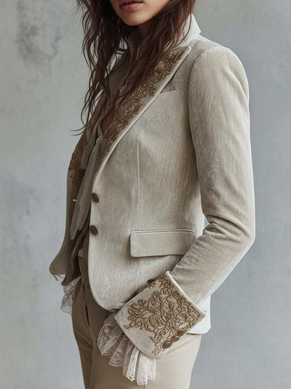 Beatrix | Embroidered Tailored Blazer