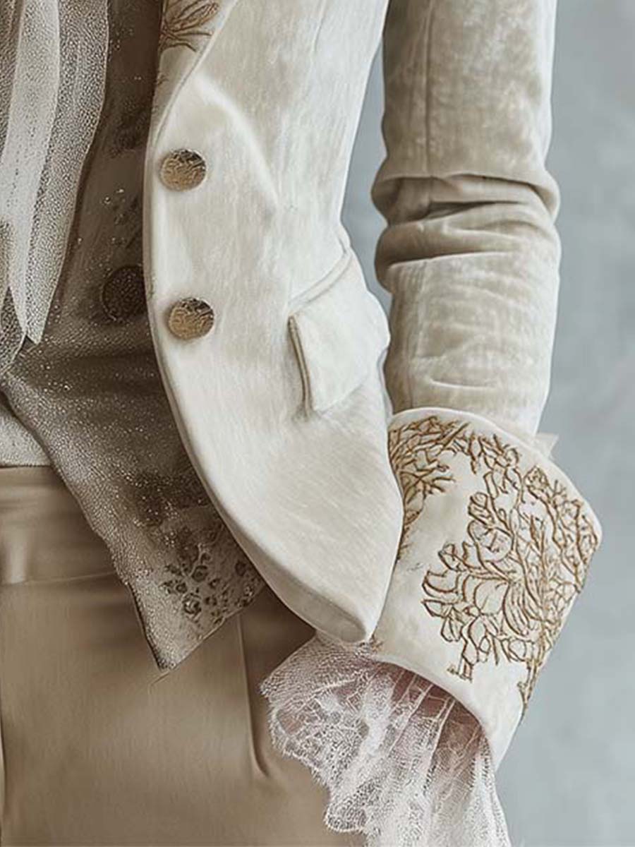Beatrix | Embroidered Tailored Blazer