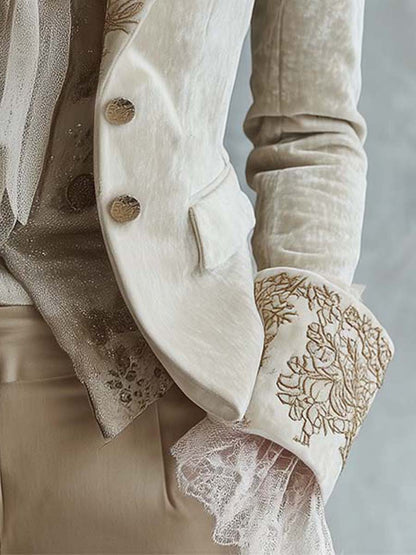Beatrix | Embroidered Tailored Blazer