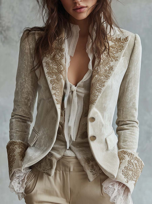 Beatrix | Blazer sastre bordado
