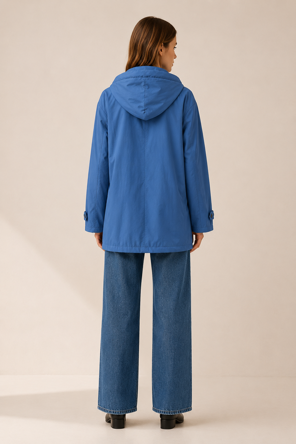 Olisa | Hooded Longline Rain Jacket