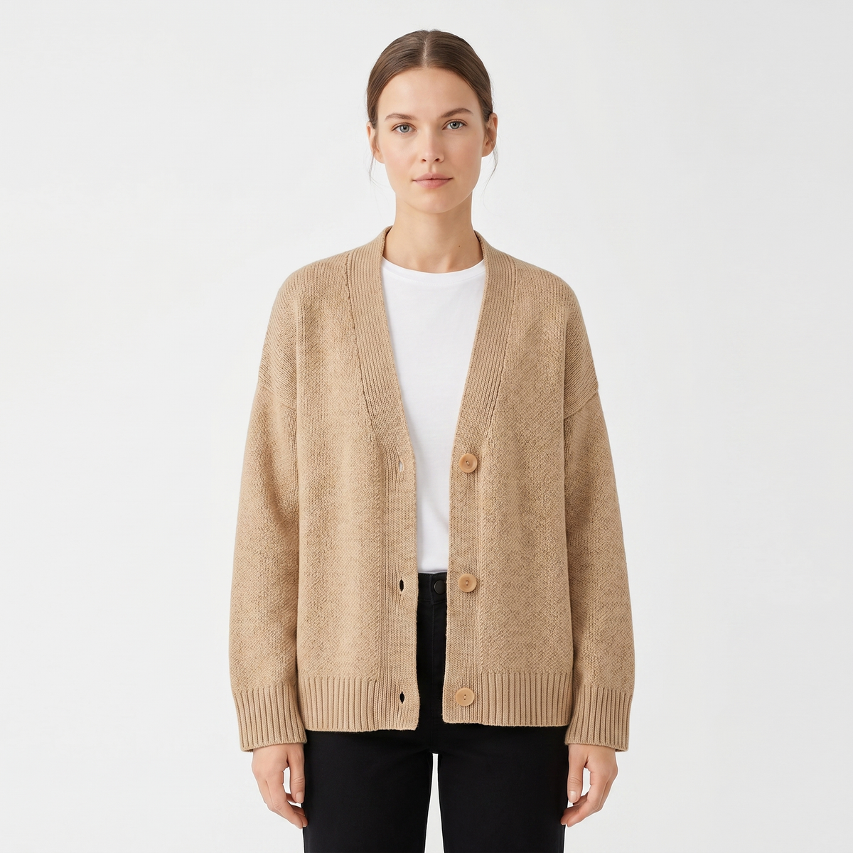 Briar | Oversized Button-Front Cardigan