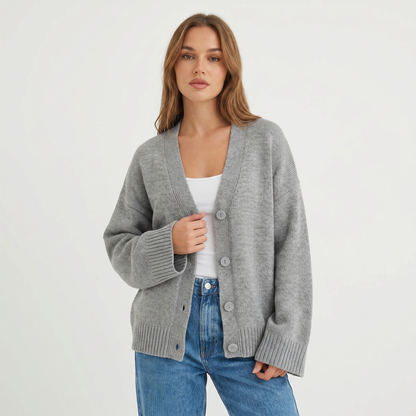 Briar | Oversized Button-Front Cardigan