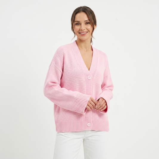Briar | Oversized Button-Front Cardigan