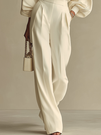 Camila | Crew Neck High Waist Knit Set