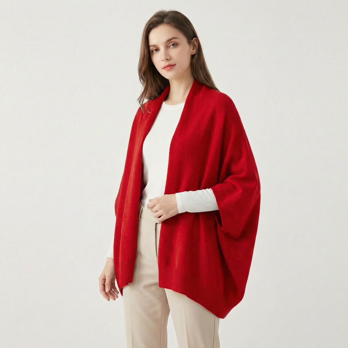 Cascade | Oversized Batwing Knit Shawl